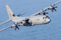 Pesawat C-130J Super Hercules Tiba di Lanud Halim Perdanakusuma