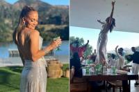 Rayakan Ulang Tahun Ke-54, Jennifer Lopez Menari di Atas Meja