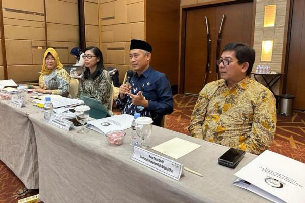 Setjen DPD RI, DPR RI dan MPR RI Bahas Persiapan Sidang Bersama tentang Peliputan Media