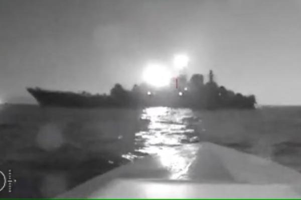 Drone Ukraina Merusak Kapal Perang Rusia Dekat Pelabuhan Novorossiysk