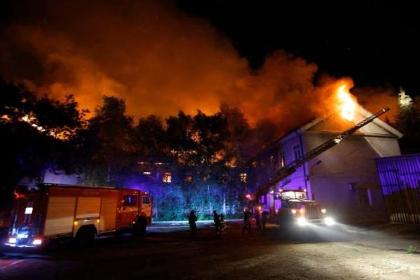 Pejabat Rusia Laporkan Serangan Ukraina Menghanguskan Universitas Donetsk