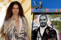 Kenang Kematian Sahabatnya di Euphoria, Zendaya Kunjungi Mural Angus Cloud