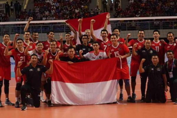 Tim Voli Putra Indonesia Kalahkan Timnas Kazkhstan