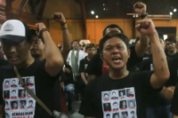 Berkaos Hitam,Ratusan Aktivis Hadiri Syukuran 60 Tahun Wiji Thukul