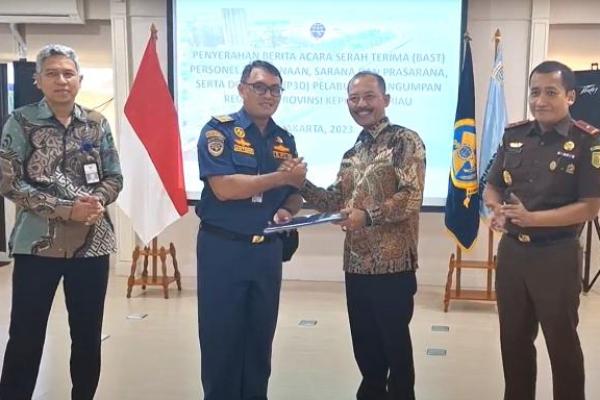 Kemenhub Serahkan P3D kepada Pemprov Kepualuan Riau