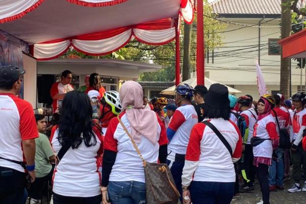 Relawan Ganjar Kampanyekan Bebas Polusi Udara Melalui `Funbike`