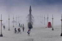 Ribuan Orang Terjebak di Gurun Black Rock, Polisi Selidiki Kematian di Festival Burning Man