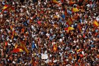 Tolak Amnesti Bagi Separatis Catalan, 40.000 Demonstran Berunjuk Rasa di Spanyol 