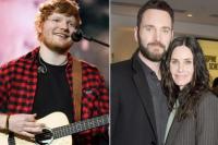 HUT Ke-10 Courteney Cox dan Johnny McDaid, Ed Sheeran Menyanyikan `Johnnys Beard Is the Shape of You