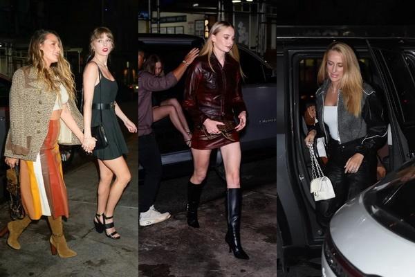 Sebelum Nonton Travis Kelce, Taylor Swift Hang Out Bareng Blake Lively dan Sophie Turner