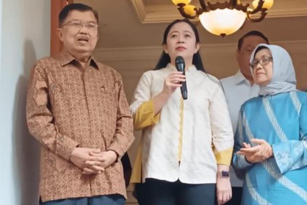 Sambil Santap Coto, Puan - JK Diskusikan Kondisi Bangsa
