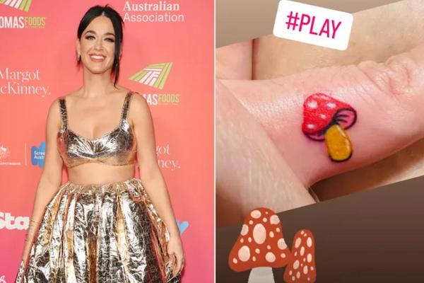 Rayakan Bagian Terakhir Konser Play, Katy Perry Bikin Tato Baru