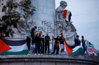 Dilarang Unjuk Rasa pro Palestina, Prancis Gunakan Gas Air Mata