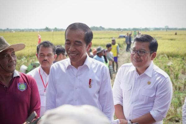 Dampingi Presiden Panen Padi, Kepala NFA Tekankan Pentingnya Pemerataan Pupuk Bersubsidi