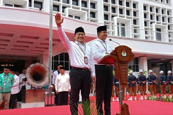 Anies Puji KPU Usai Berkas Pendaftarannya Diterima