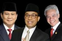 Nomor Urut Pilpres : Anies-Muhaimin (1), Prabowo-Gibran (2), Ganjar-Mahfud (3)