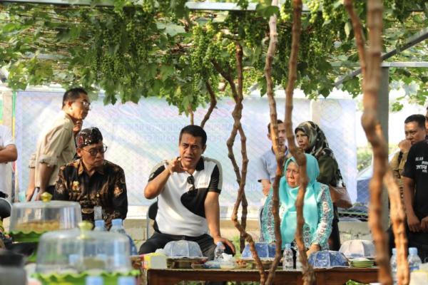 Hari Minggu, Mentan Amran Turun Tinjau Petani Anggur di Palu