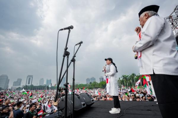 Ikut Aksi Bela Palestina, Puan Desak Israel Hentikan Agresi Militer