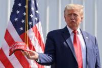 Mantan Presiden AS dan calon presiden dari Partai Republik Donald Trump saat kampanye pilpres di Summerville, Carolina Selatan, AS 25 September 2023. Foto: Reuters