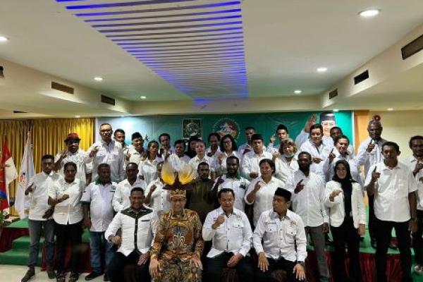 Dihadiri Gus Halim, Relawan BERANI Papua Barat Daya Deklarasi Sekaligus Pelantikan