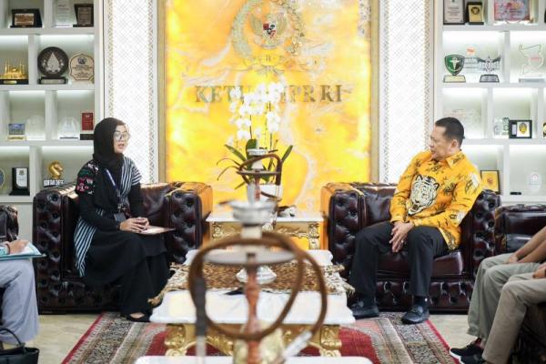 Terima Pengurus LKS-BMh, Ketua MPR Ajak Perkuat Kesetiakawanan Sosial