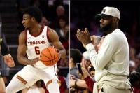 Ditonton LeBron James, Bronny James Debut Bola Basket USC Setelah Serangan Jantung