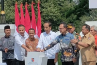Resmikan Jembatan Otista Bogor, Jokowi Puji Pelengkung Kolonial