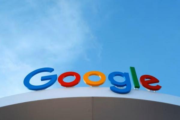 Logo Google terlihat di rumah Google di CES 2024, pameran dagang elektronik konsumen tahunan, di Las Vegas, Nevada, AS 10 Januari 2024. Foto: Reuters 
