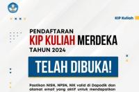 Resmi Dibuka, Ini Ketentuan Pendaftaran KIP Kuliah 2024