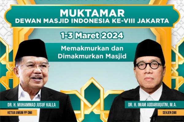 Bahas Tiga Agenda Besar, DMI Akan Gelar Muktamar VIII
