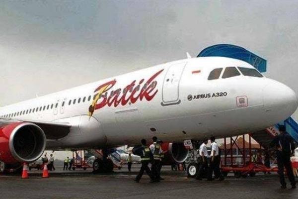 Ilustrasi pesawat Batik Air 