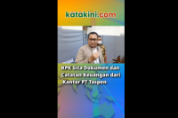 KPK Sita Dokumen dan Catatan Keuangan dari Kantor PT Taspen