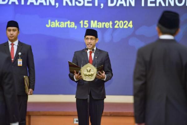 Lantik Pejabat, Mendikbudristek Tekankan Transformasi Sistem Pendidikan Indonesia