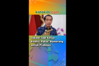 Jokowi Jadi Ketua Koalisi, Pakar: Bumerang untuk Prabowo