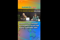 Indonesia International Sustainability Forum Siap Digelar September 2024