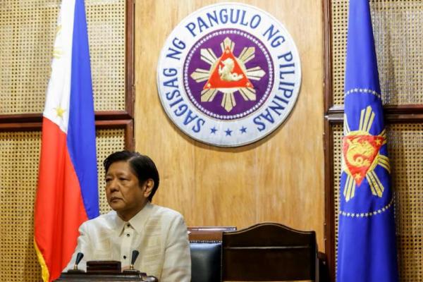 Presiden Filipina Ferdinand Marcos Jr. di Istana Malacanang di Manila, Filipina, 19 Maret 2024. REUTERS 