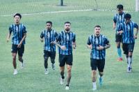 Potret latihan skuad Arema FC