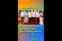 Prabowo dan Putranya Sambangi Istana Kepresidenan Jakarta