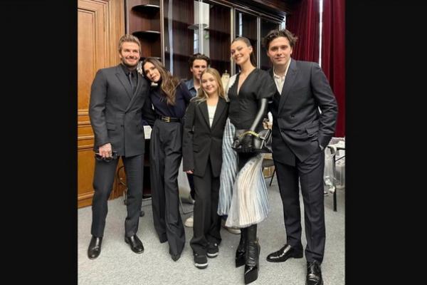 David Beckham Minta Ketiga Putranya Melindungi Harper yang Beranjak Dewasa