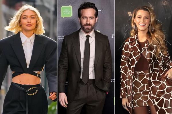 Pakai Kardigan Pink Guest In Residence, Gigi Hadid Olok Ryan Reynolds