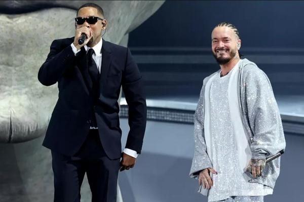 Bergaya ala Men in Black, Will Smith Bikin Kejutan Bareng J Balvin di Coachella 2024