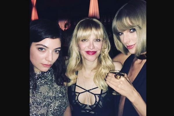 Lorde, Courtney Love, dan Taylor Swift. (FOTO: FACEBOOK) 