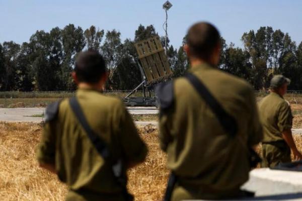 Pemandangan baterai anti-rudal Iron Dome, dekat Ashkelon, di Israel selatan 17 April 2024. REUTERS 