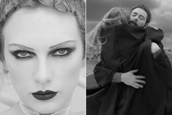 Taylor Swift dan Post Malone dalam teaser video musik Fortnight. (FOTO:TAYLOR SWIFT/INSTAGRAM) 