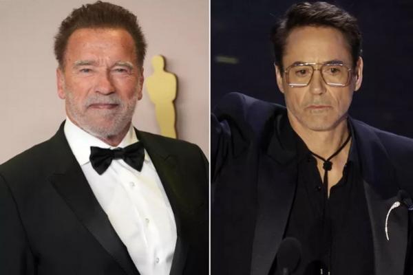 Arnold Schwarzenegger; Robert Downey Jr (FOTO :JEFF KRAVITZ/FILMMAGIC; CAROLINE BREHMAN/EPA-EFE/SHUTTERSTOCK) 