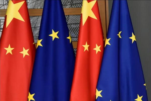 Hubungan antara UE dan Tiongkok saat ini sedang tegang. (FOTO: AP PHOTO) 