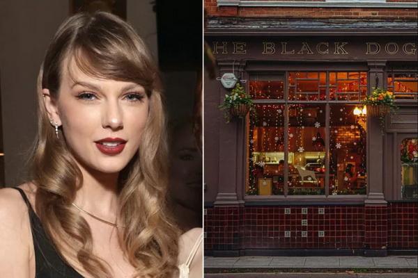 Disebut di Album `TTPD` Taylor Swift, Pub The Black Dog Langsung Kebanjiran Pengunjung. (FOTO:TODD WILLIAMSON/SHUTTERSTOCK) 