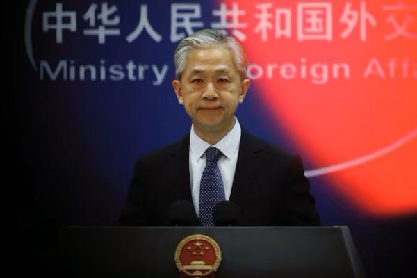 Juru bicara Kementerian Luar Negeri Tiongkok Wang Wenbin berbicara saat konferensi pers di Beijing, Tiongkok 5 Februari 2024. REUTERS 