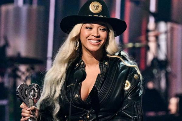 Beyonce di iHeartRadio Music Awards pada 1 April 2024 di Los Angeles. (FOTO: MICHAEL BUCKNER/BILLBOARD/GETTY) 