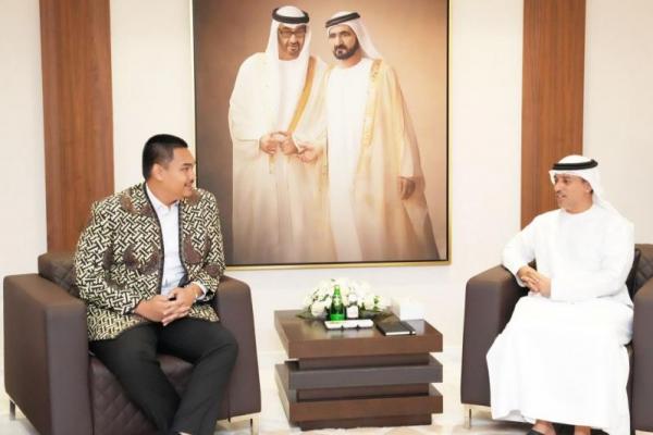 Dito Ariotedjo bertemu dengan Menteri Pendidikan UEA Ahmad Belhoul Al Falasi  